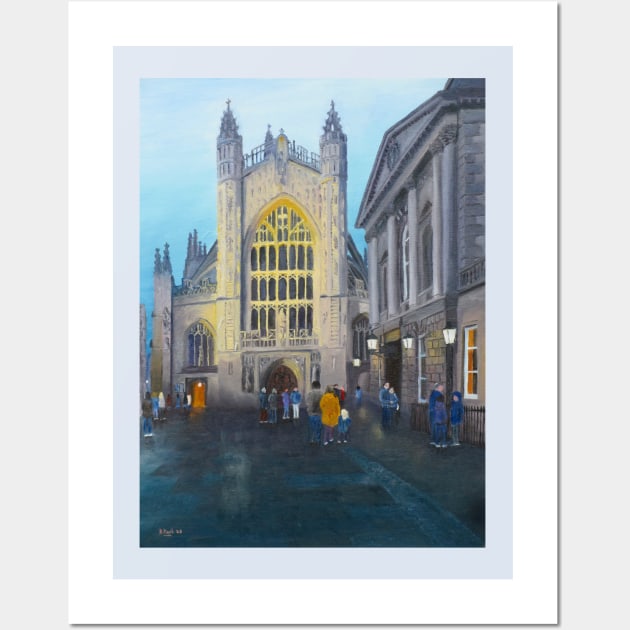 Bath Abbey at Dusk Wall Art by richardpaul